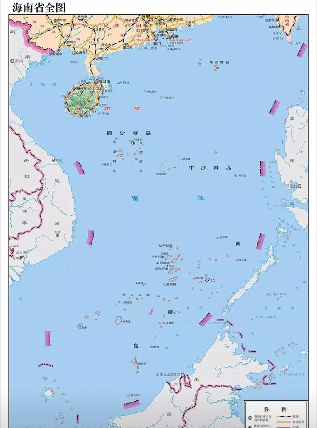 南海地圖高清版大圖，探索神秘的海洋疆域，南海高清地圖大圖，探索神秘海洋疆域之旅
